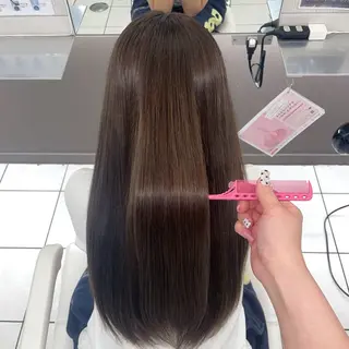ロング 髪質改善/艶髪ストレ ート💎志田美紀のヘアスタイル
