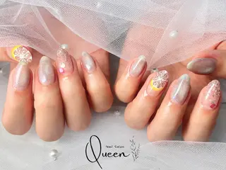 ネイル Queen nail 北堀江 ASUKAのネイルデザイン