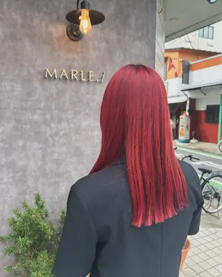 ロング カラー 💫ブリーチカラー 鈴木美菜実💫のヘアスタイル