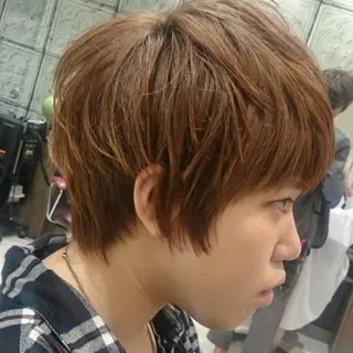 ショート カラー MAX BEAUTY GINZA所属・髪質改善🌸美髪矯正 /癖毛🌸山田 隆介のヘアスタイル