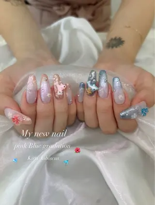 ネイル 岐阜・ワンホンネイル はんな🧡🐻‍❄️のネイルデザイン