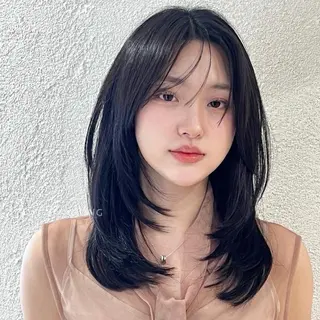 セミロング カラー 表参道/髪質改善・ 透明感 colorのヘアスタイル