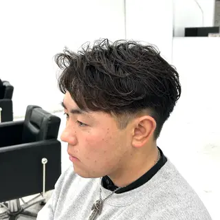 ショート パーマ メンズ 【メンズパーマ特化】 🍏網中勇喜のヘアスタイル
