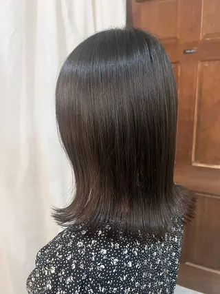 ミディアム 髪質改善ストレート/ 💎Ryoka💎のヘアスタイル