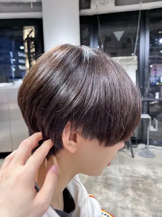 ショート カラー メンズ La fith hair share野田阪神所属・タイガ/ｽﾀｲﾘｽﾄ /野田/福島/透明感のヘアスタイル