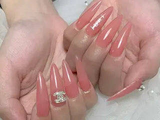 ネイル Camellia デザイン長さだしのネイルデザイン