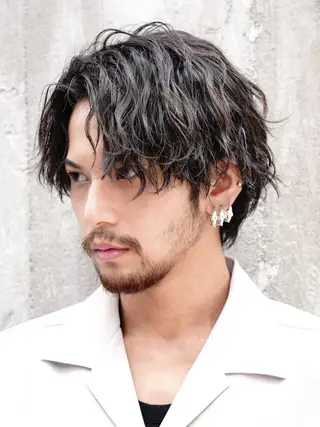 パーマ メンズ 名古屋メンズカラー 特化小林我修のヘアスタイル