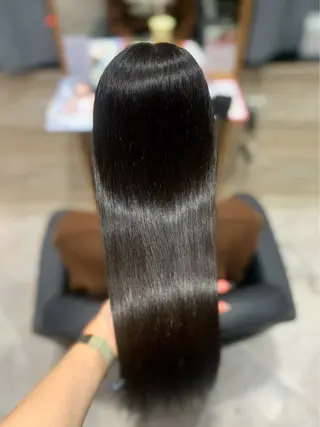 ロング shes茶屋町アリサ 🎀顔周り×韓国風のヘアスタイル