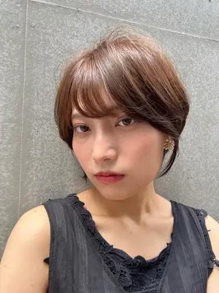 ショート ヘアアレンジ ROBBY所属・松井美樹/似合わせ ガーリー・韓国のヘアスタイル