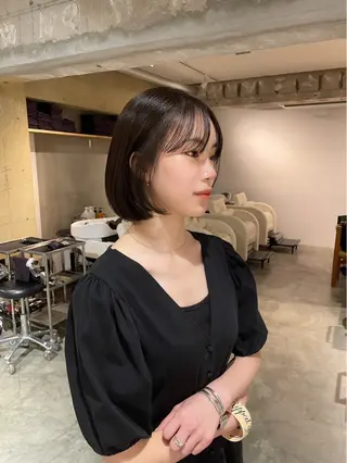 ミディアム カラー mitbytree吉祥寺所属・髪質改善/透明感カラ ー/Atsukoのヘアスタイル