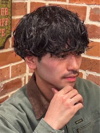 ミディアム ヒロ銀座/大槻 湧也のヘアスタイル