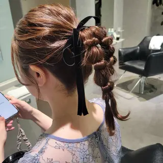 セミロング SOL あづきのヘアスタイル