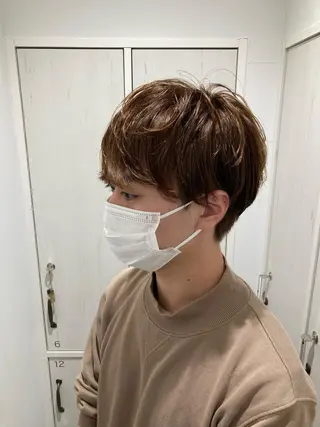 ショート メンズ メンズヘア/透明感 カラー/ayatoのヘアスタイル