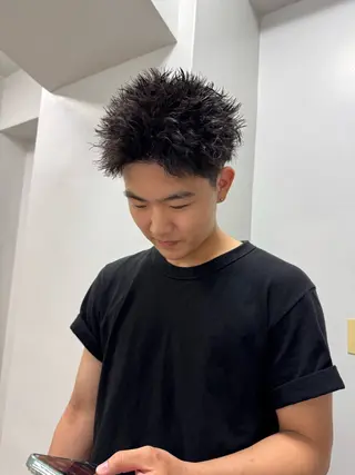 パーマ メンズ パーマ特化 まなるのヘアスタイル