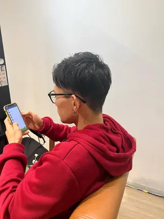 ショート メンズ アトリエNew York三ノ輪店所属・miku 三ノ輪のヘアスタイル