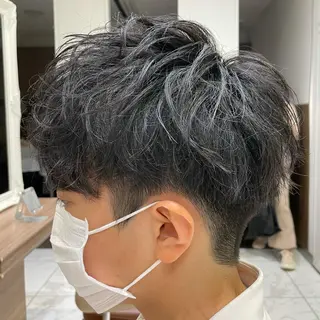 ショート パーマ メンズ 【メンズ縮毛矯正】 田中秀斗のヘアスタイル