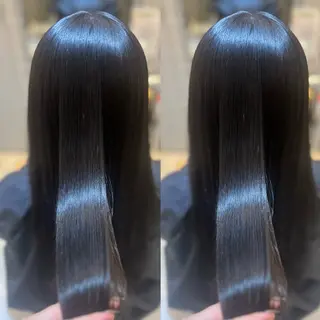 セミロング カラー ラフィスヘアードープ所属・👑髪質改善wカラー /ハイトーン/アユカのヘアスタイル