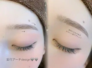 アイブロウ Iida rinaのマツエク・マツパデザイン