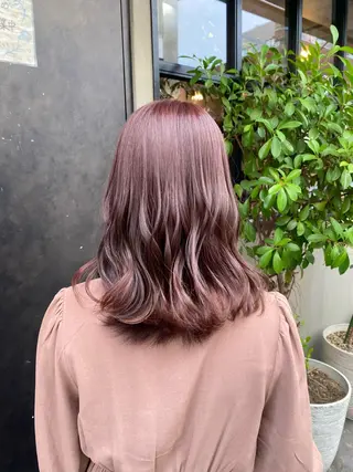 ミディアム カラー 【縮毛矯正特化】 kyokaのヘアスタイル