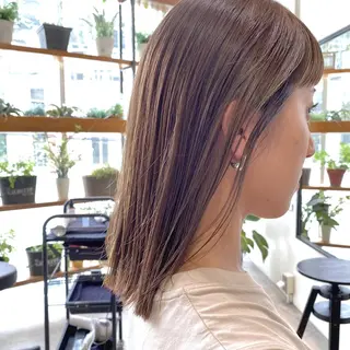 ミディアム カラー ヘアアレンジ tane.所属・【ダメージレス施術】 【透明感】北村 拓也のヘアスタイル