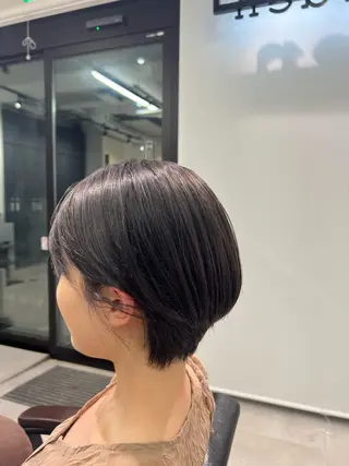 ショート カラー kei/透明感カラー /縮毛矯正/メンズのヘアスタイル