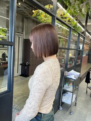 ミディアム カラー 小木曽智美 /ボブ/ショートのヘアスタイル