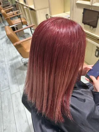 ミディアム カラー カラーモデル募集中 ／八木風歌のヘアスタイル