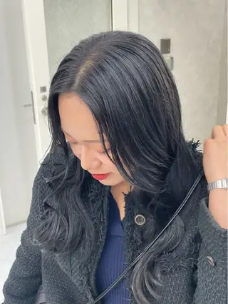 カラー KAHO 大阪カラーモデル募集のヘアスタイル