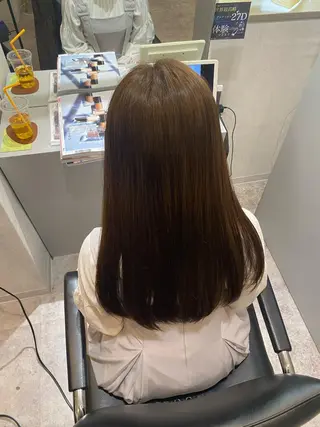 ロング 柔らかい縮毛矯正/ ボブ/北林のヘアスタイル