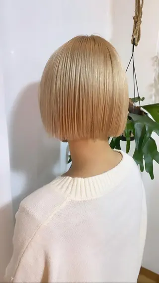 ショート カラー RURI韓国ボブ 🇰🇷タッセルボブのヘアスタイル