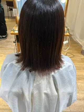 ミディアム 志賀 菜妃のヘアスタイル