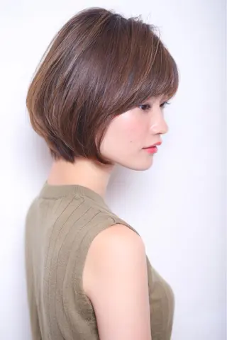 ショート カラー 💘トレンドスタイル 💘透明感ヘアのヘアスタイル