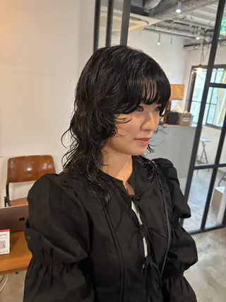 ミディアム パーマ Takuma✨中目 ショート　ボブのヘアスタイル