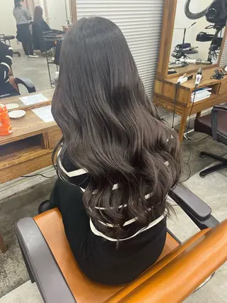 ロング 韓国風透明感カラー 💎YUI💎のヘアスタイル