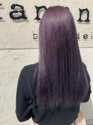 ロング カラー 髪質改善色素改善特化 keiのヘアスタイル