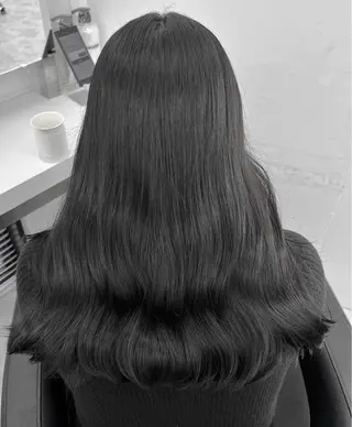 セミロング カラー 🤍ベージュ/透明感 韓国ヘア/まりん🤍のヘアスタイル