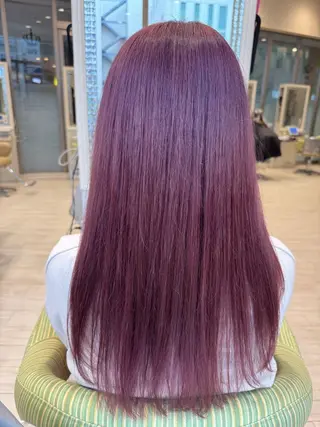 ロング 松尾 怜奈のヘアスタイル