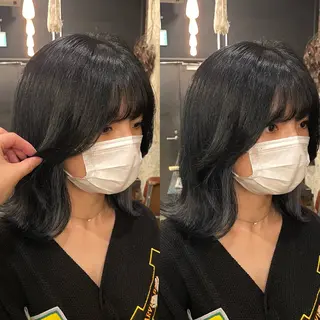 カラー theBRIDGE/ 神谷ゆうなのヘアスタイル