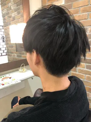 ショート メンズ 似合わせ/代表 髪質改善/山田将大のヘアスタイル