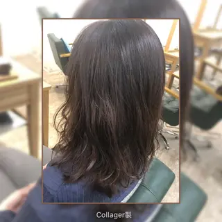 ミディアム カラー 💫髪質改善矯正 MIHO💫のヘアスタイル