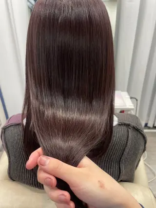 ロング カラー Una所属・韓国風カラー✄ カズホのヘアスタイル