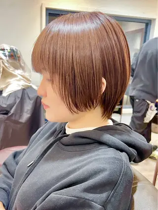 ショート カラー 💐美しいショート× パーマ💐早坂駆留のヘアスタイル