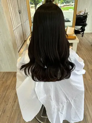 ロング ヘアアレンジ yui🥀/ボブ /暖色/レディースのヘアスタイル