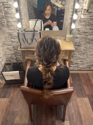 ロング ヘアアレンジ hair make  Lucciのヘアスタイル