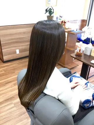 ロング カラー Annon プライベートサロンのヘアスタイル