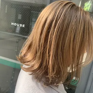 ミディアム 西岡 優太のヘアスタイル