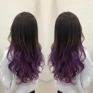 セミロング カラー 得能 雅人のヘアスタイル