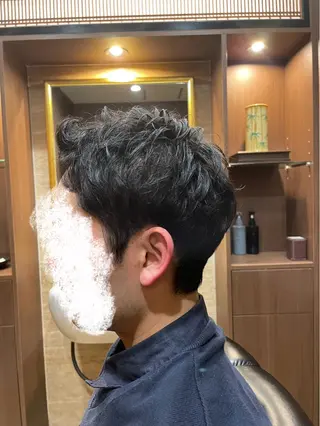 ショート ヒロ銀座バーバーショップ丸の内所属・秋山 琳太のヘアスタイル