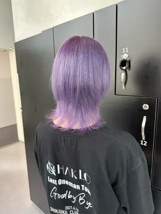 ミディアム カラー 佐々木 好乃のヘアスタイル