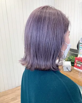 ミディアム ケアブリーチ 坪井佑樹のヘアスタイル